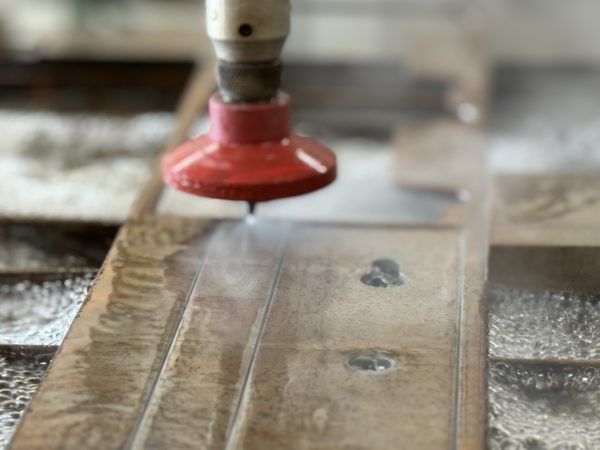 CTW water jet cutting
