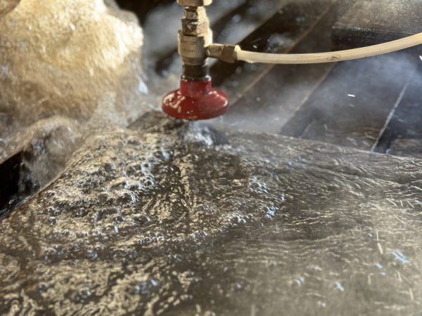 water jet cutting